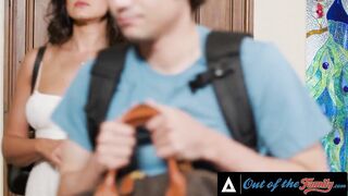 OUT OF THE FAMILY - MILF Penny Barber Is Caught Fucking Her Stepson And Ends In trio