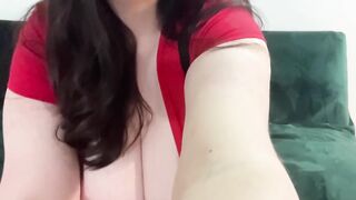 Cutejayne Big BBW Tits Slow Reveal