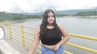 Cutie abandoned by her boyfriend is helped and fucked by a stranger