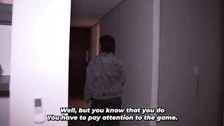 Horny Colombian woman hooks up with her husband's friends - Celeste Alba's Gangbang