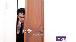 INKA SEX - My Venezuelan stepsister seduces us with her big ass.
