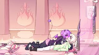 MAX THE ELF : ( ANIMATION ) _ FUTA - I discover the teacher with the teacher's weenie stuck in her butt