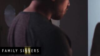 FAMILY SINNERS - Sensual MILF Turns To Her Stepson For The Pleasure And Orgasms This sweetheart’s Been Missing At Home