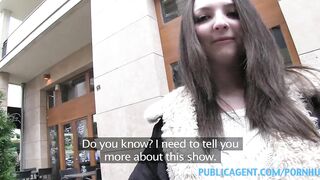 PublicAgent Teen brunette gets screwed hard in a hotel room