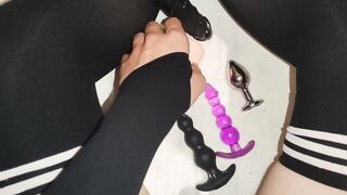 femboy showing his toys for you :3