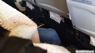 Airplane! Sucking Dick and Masturbating