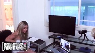 MOFOS - Toni Ribas - Webcamming Babysitter Learns to Bang
