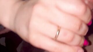 She squirted a lot and suck my big hard dick ????