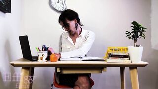 Detention with Ms. Aura POV Anal Gaping