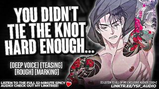 TYING UP YOUR TASKMASTER BOYFRIEND GOES WRONG - AUDIO ROLEPLAY
