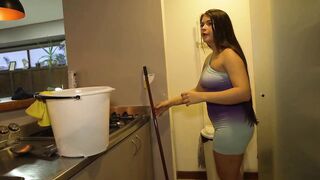 My stepmother's boss fucks me for money during the time that I'm at his house.
