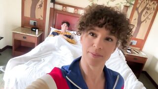 Stepmom & Stepson Secret Hotel Fuck on Vacation - Caught Cheating