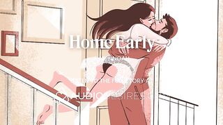 Married Couple Reunion Turns Into Intense Fuck - Immodest Talk, Finger Play & Muff diving - ASMR Porn Erotic Audio Story for Sweethearts