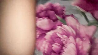 Russian Schoolgirl Lena swears and screams from orgasm - homemade porn