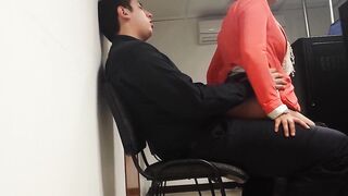 I can't wait any longer and we're having sex in the office!