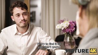 MATURE4K. Coffee and Twat