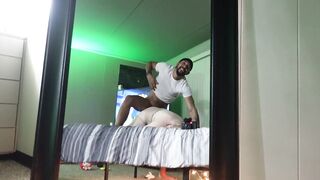 BBC Jungle bunny gives Backshots for a hr to a Big ass white girl she strugglin (2/2)