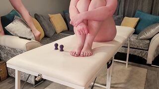 Massagerooms. Sexy Babe Ends up Having Her Snatch Fucked by the Masseur