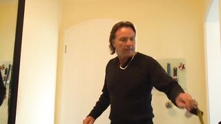 Marvelous chick caught masturbating and gets screwed by biggest cock