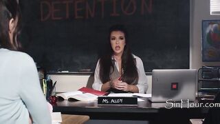 Vicious Teacher Watches Students Have Rough Sex