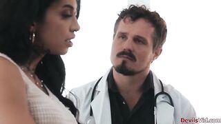 Doctor fucking big bazookas married patient