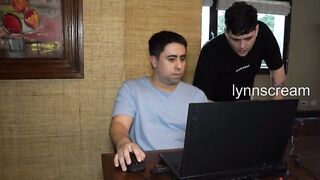 My cuckold friend let me fuck his wife next to him!