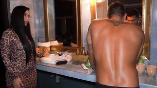 Big-bootied woman gets into the wrong room and ends up getting screwed by her brawny brother-in-law
