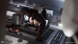 Black man destroys 2B's robotic ass. Nier: Automata