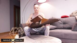 Xaya Nox Redhead MILF: Delivery from Mr. GuDildo: Roleplay, Throatfuck by AdelviceX (full 23 min on FC & Fansly)