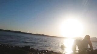 Beach Playgirl Gets Fucked for Everyone to See
