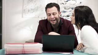 Modern-day Sins - Violet Starr Swallows Cheater's Cum Whilst His Wife Rachael Cavalli Waits Upstairs!