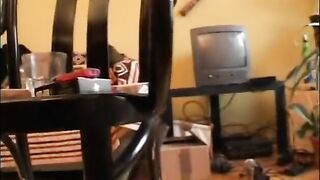 Tempting hottie having pleasure when this chick loves