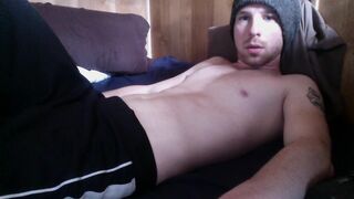 wearing just my tuque with my thick rod