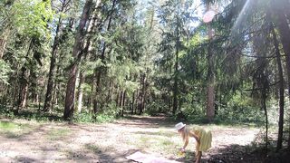 In nature's garb yoga in the forest