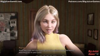 Immoral Awakening #2: Concupiscent widow gets titty-drilled by a detective (HD Gameplay)