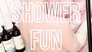 two SEX HUNGRY LESBOS TAKE A SOAPY SHOWER