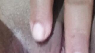 Gal masturbates the first time