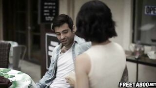 Anal Sex With A Big Knob Stranger In A Coffee Shop