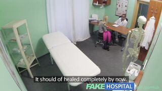FakeHospital sexually excited doctor gives hot slender blonde multiple orgasms