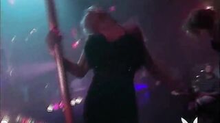Stripper Dancing Nude For A Crowd