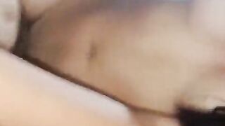 Angel with perfect tits riding jock, she can't live without having it inside her