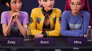 Rumi Zoey Mira Demon Hunters Leaked Phone Sex Tape - Fingering, Blowjob, Handjob & Sex Machines 3D Cartoon porn animation
