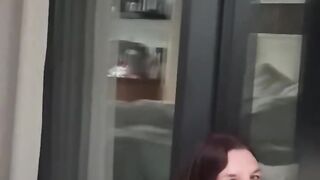 Humorous blooper sucking and screwing