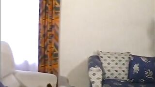 A Well-groomed Blackette Offers Her Twat to a Perverse Old Stud!