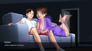 THE ALMOST ALL WONDERFUL AND NEWEST SCENES WITH DEBBIE AND HER STEPSONS - SUMMERTIME SAGA