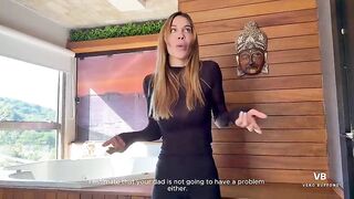 If my husband finds out how wonderful I'm fucking his son. Wild sex with my stepson