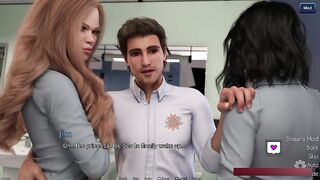 The Awakening 12 – Liz Gives Xavier a Handjob and Oral-sex-job in the Academy biffy