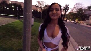 Real Teens - Bubble Ass Teen Shoots Her first Porn Movie