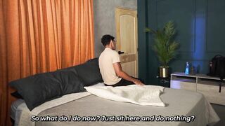 Stepsiblings end up having great sex after sharing the same bed