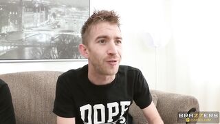 Brazzers - Danny D Steals Roommate's Teen Ariana Marie Gags on Biggest Shlong and Gets Facialed